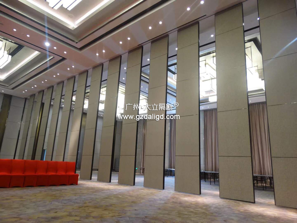 酒店宴会厅 超高型活动隔断 广州天河城喜来登酒店 项目