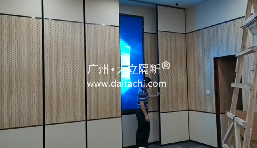 深圳市委会半自动活动隔断项目